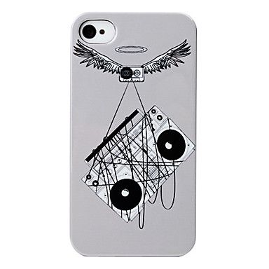 Case asas Padrão Recorder rígido para iPhone 4 e 4S