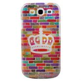 Case tijolo estilo duro para Samsung Galaxy s3