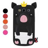 Case de Silicone para Samsung Galaxy S3 - Porco