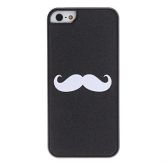 Case Padrão Branco Bigode duro para o iPhone 5
